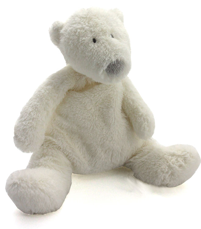  ptimo the bear soft toy flatou white 